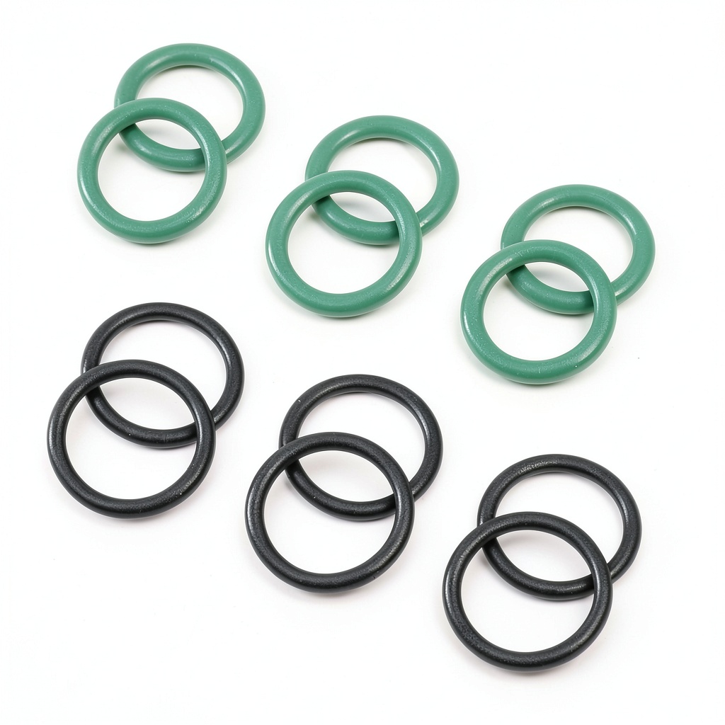 Installing Hutudan LS V8 Engine O‑Ring Seals Professional Design on a wooden workbench