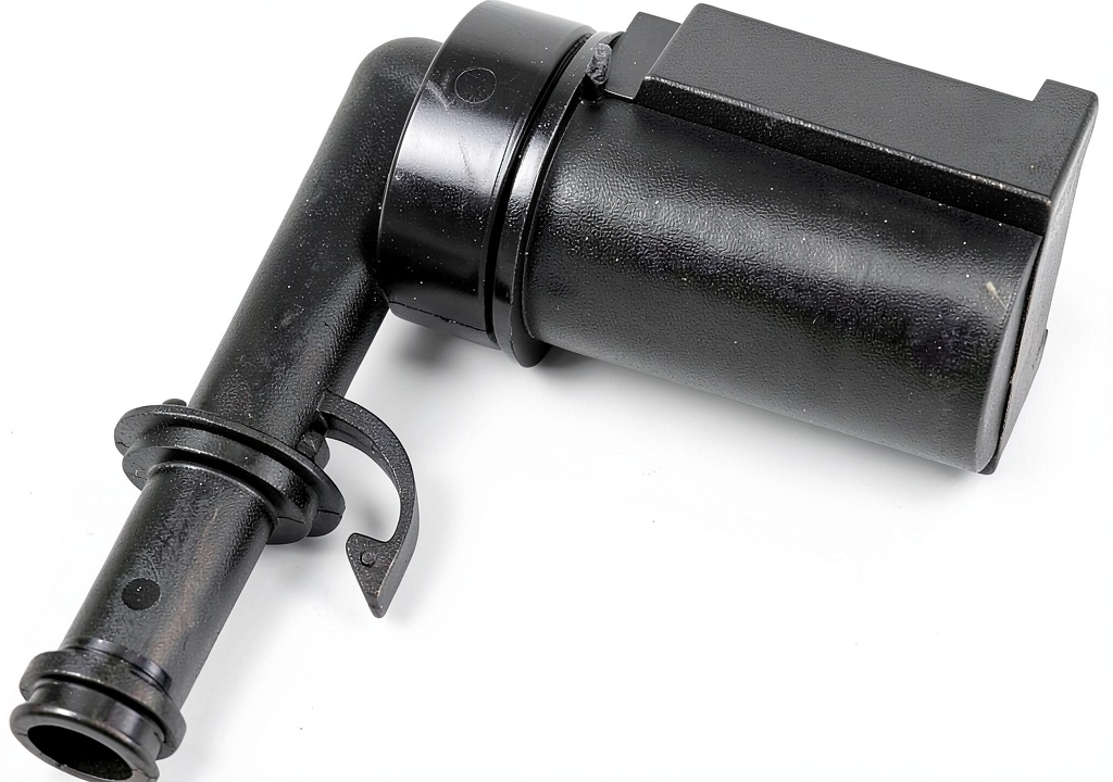 Installing Kohler engine oil pump tube on a garage workbench