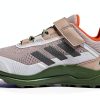adidas Boys Trail Running Shoes 2.5 Big Kid Brown Mesh Mudguard-2
