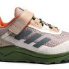 adidas Boys Trail Running Shoes 2.5 Big Kid Brown Mesh Mudguard-0