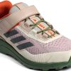adidas Boys Trail Running Shoes 2.5 Big Kid Brown Mesh Mudguard-1