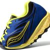 Saucony Kids Running Shoes Unisex Breathable Leather Mesh Black/Orange-4