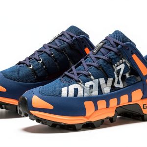 INOV8 Girls Trail Running Shoes Blue/Orange 2-5 Big Kid Size-0