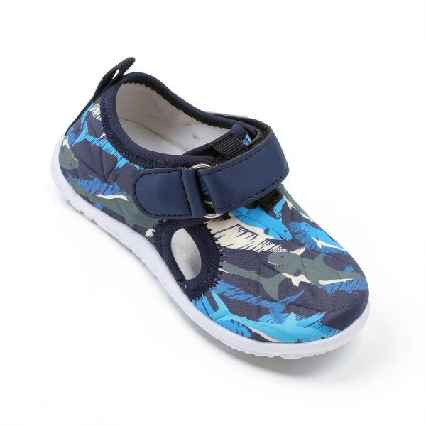 Vegan Faux Leather Kids Trail Running Shoes Ultra Light Breathable EVA-2