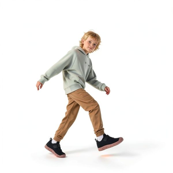 Boys Girls Shoes Anti-Collision Slip-On Running Sneakers for Kids-1
