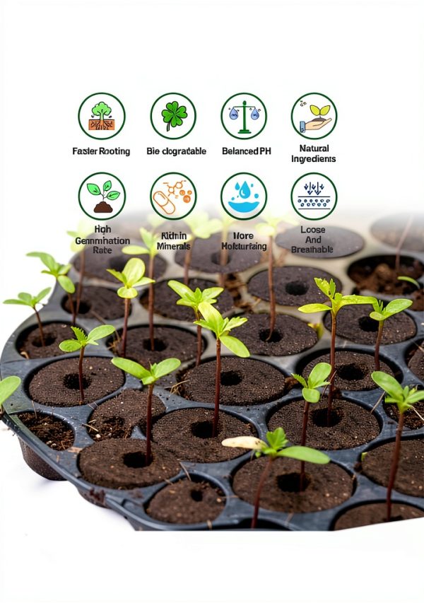 240 Pcs Hydroponic Pods Kit with 120 Grow Sponges & Labels for-2