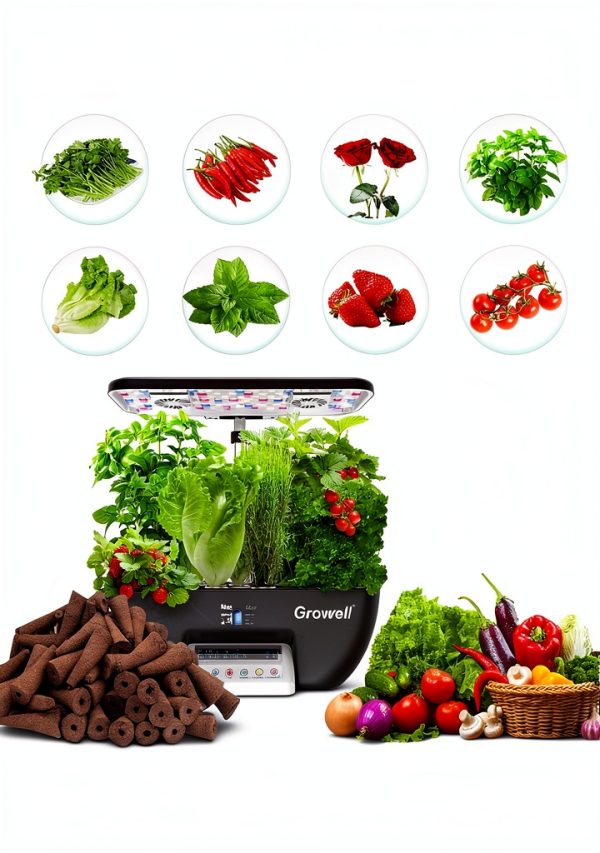 240 Pcs Hydroponic Pods Kit with 120 Grow Sponges & Labels for-3
