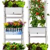 AOONEG Hydroponics Growing System 3 Layer 42Pods Indoor Herb Garden-0